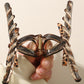 Beau - Leopard Print Bow Detail Acetate Claw Clip
