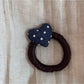 Gifty - Polyester Heart Detail Decorative Elastic Hair Tie