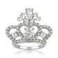 Brovia - Rhinestone Crown Alloy Fashion Brooch