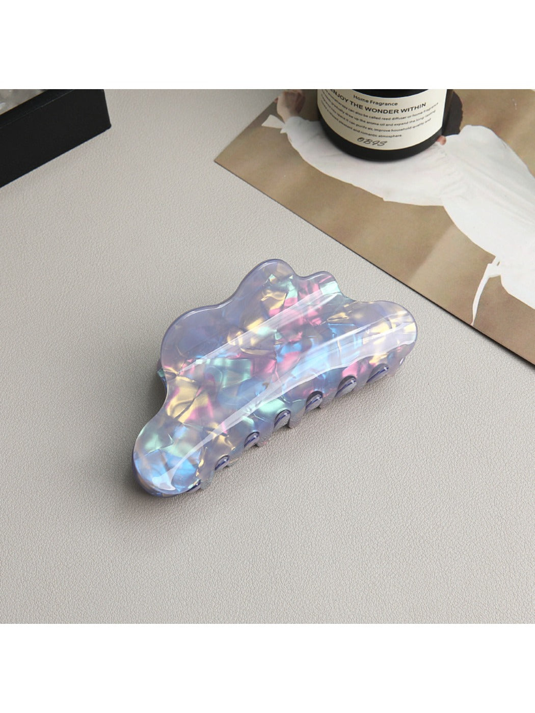 Beau - Colourful Rainbow Cloud Hair Claw Clip