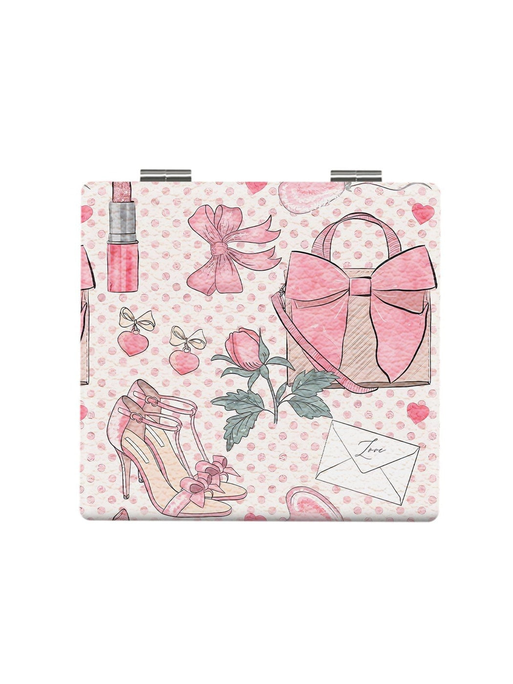 Mirroray - Cartoon Print Foldable Portable Makeup Mirror