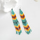 Earedge - Vintage Gradient Dangle Earrings
