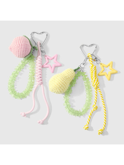 Keypus - Y2K Fruit Star Charm Key Ring Accessory Keychain