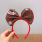 Gifty - Snowflake Detail Christmas Bow Headband