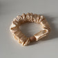 Gifty - Soft Muted Tone Satin Ruffle Scrunchie