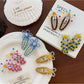 Beau - Floral Beaded Drop Shape Hair Clip