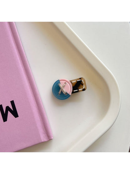 Beau - Cute Button-Shaped Hair Clip