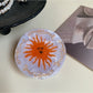 Beau - Round Sun Pattern Acetate Hair Clip