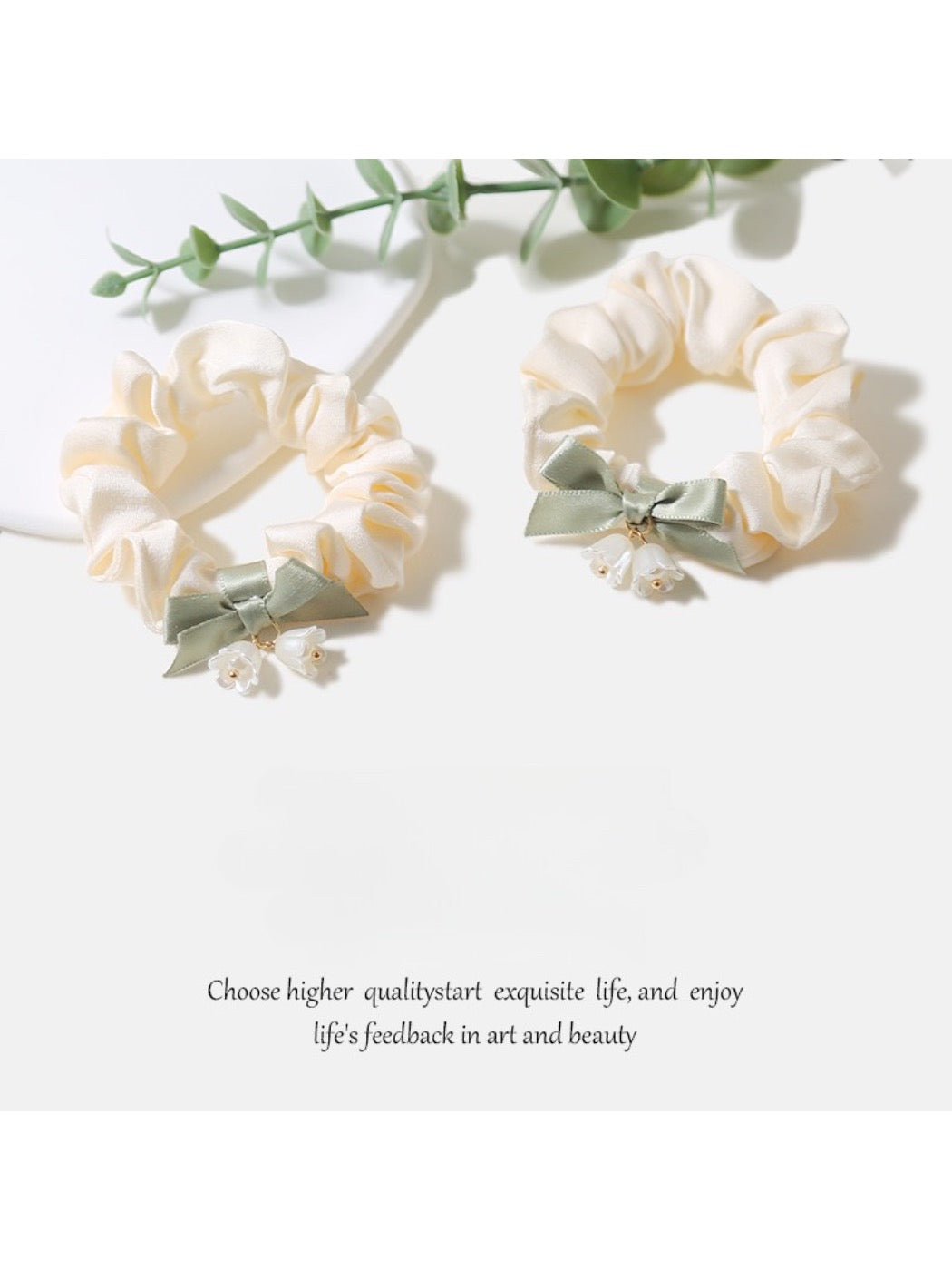 Gifty - Lily of the Valley Scrunchie
