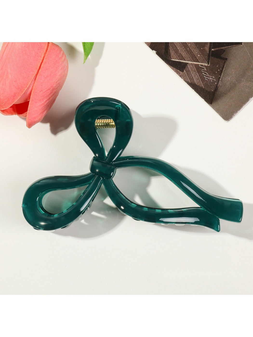 Beau - Large Hollow Out Bow Style Claw Clip