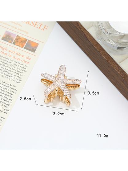 Beau - Ocean Style Starfish Alloy Claw Hair Clip