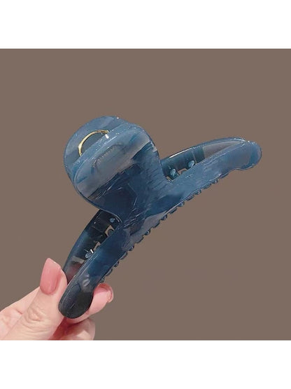 Beau - Blue Tone Minimal Geometric Claw Hair Clip
