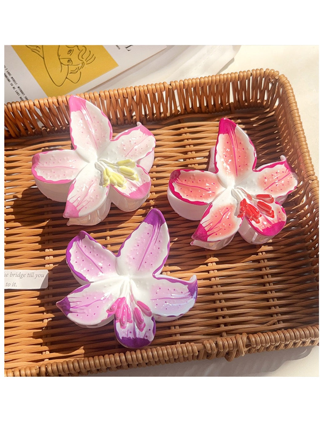 Beau - Colorful Egg Flower Hair Clip