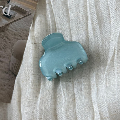 Beau - Glitter Finish Geometric Acrylic Claw Clip