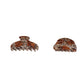 Beau - Geometric Pattern PVC Half Moon Claw Clip