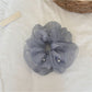 Gifty - Polyester Mesh Ruffled Round Scrunchie Hair Tie