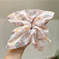 Gifty - Floral Square Scrunchie Large Hair Tie Bow