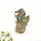 Beau - Parrot Shape Rhinestone Alloy Claw Clip
