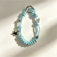 Keypus - Star Detail Woven Phone Strap Alloy Keychain