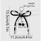 Keypus - Y2K Style Bow and Cherry Keychain