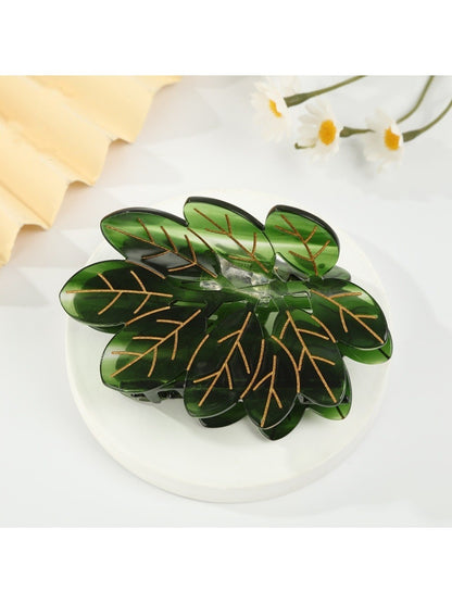 Beau - Monstera Leaf Acetate Hair Claw Clip
