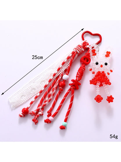 Keypus - Rabbit-Shaped Pendant Keychain