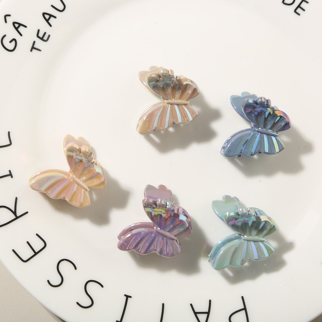 Beau - Glossy Gradient Butterfly PS Hair Claw Clip