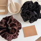 Gifty - Vintage Print Pleated Scrunchie