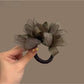 Gifty - Vintage Mesh Flower Bow Polyester Hair Tie