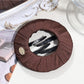 Beau - Minimalist Flat Round Polyester Claw Clip