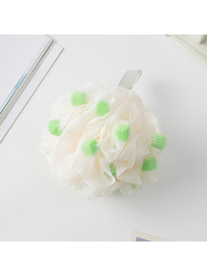 Papo - Cute Solid Colored Bath Pouf