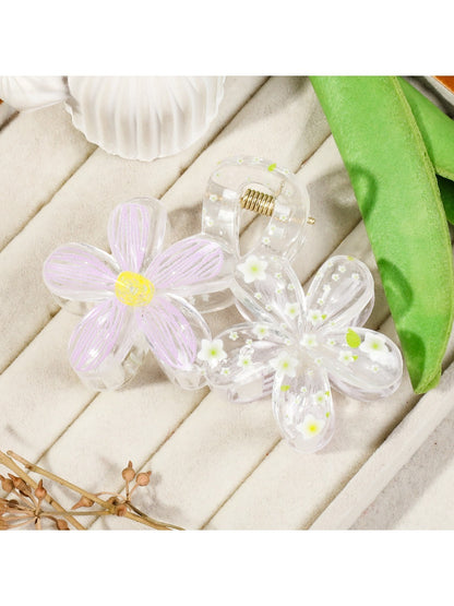 Beau - Five Petal Flower Hair Clip