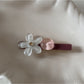 Beau - Irregular Floral Side Styling Plastic Hair Clip