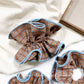 Gifty - Four-layer Plaid Pleated Hair Ring