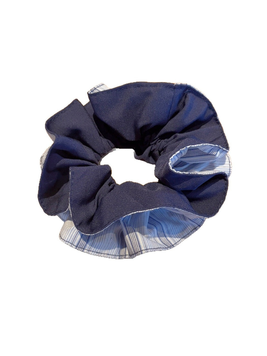 Gifty - Color-Blocked Double-Layer Scrunchie