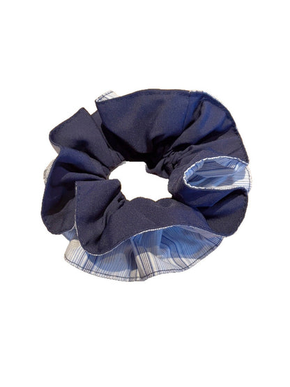 Gifty - Color-Blocked Double-Layer Scrunchie