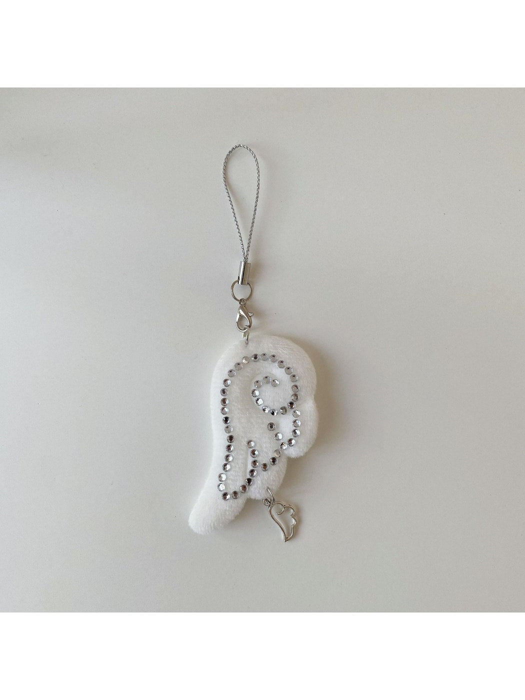Keypus - Soft Fabric Angel Wing Purse Charm Keychain