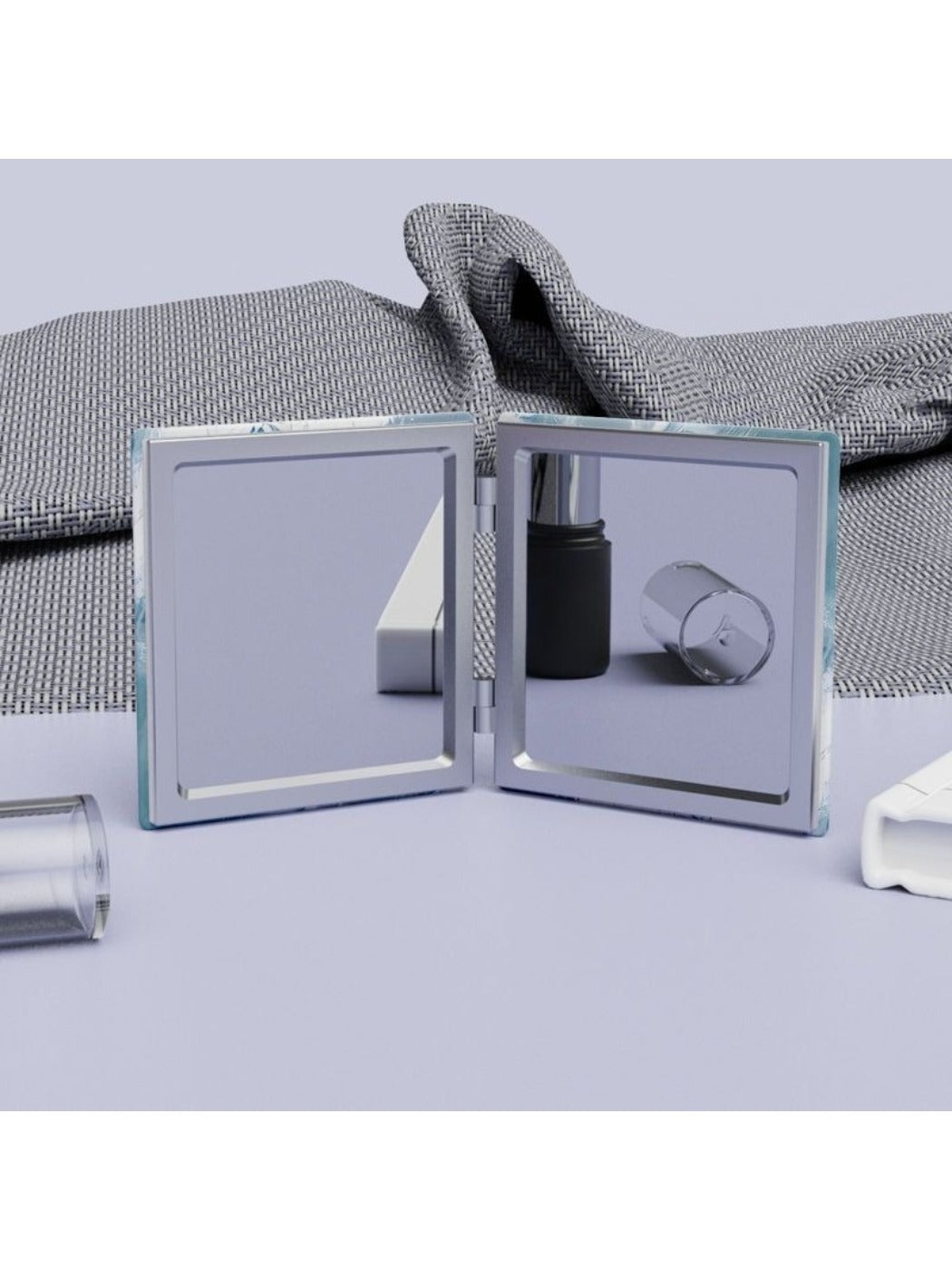 Mirroray - Oil Painting Style Square Makeup Mirror