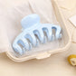 Beau - Solid Color Pumpkin Shaped Claw Clip