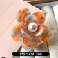 Beau - Sweet Camellia Ring Accent Acetate Claw Clip
