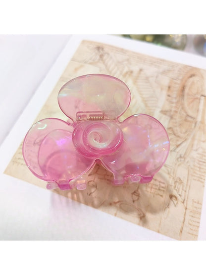 Beau Sweet Acetate Medium Flower Claw Clip with visible flower motifs on clip surface
