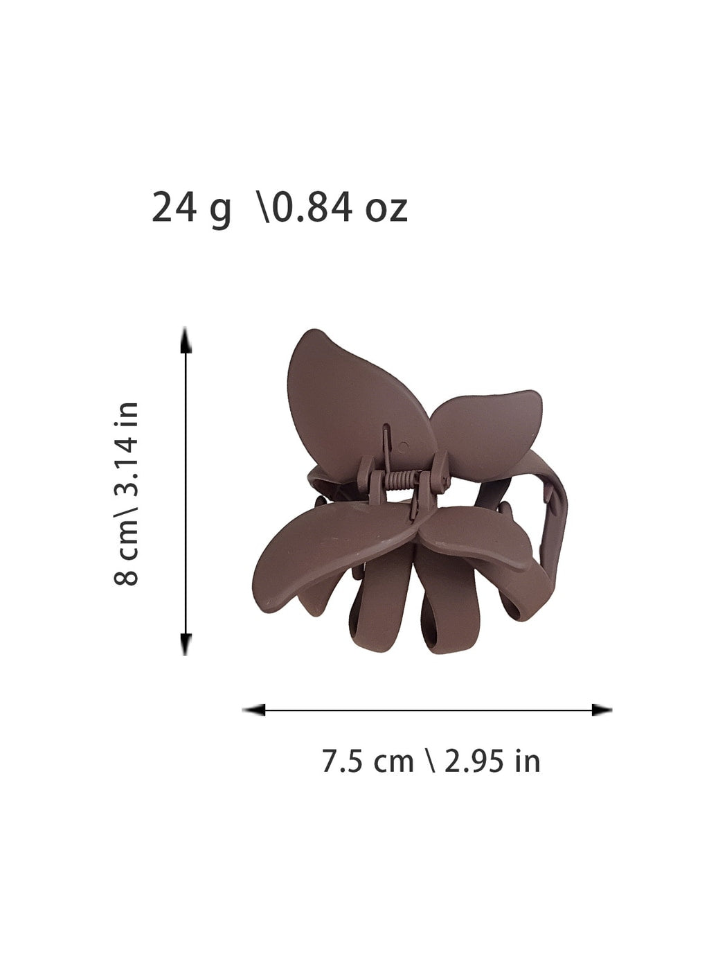 Beau - Butterfly Shape Matte Finish PS Claw Clip