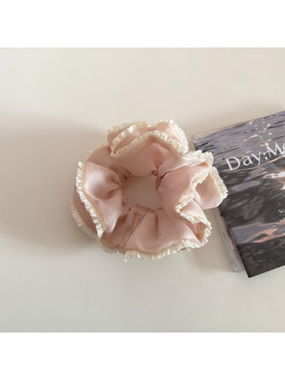 Gifty - Elegant Double Layer Ruched Scrunchie