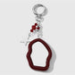 Keypus - Y2K Acrylic Bow and Mirror Charm Keychain