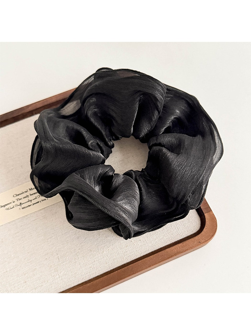 Gifty - Pleated Mesh High Elasticity Fabric Scrunchie
