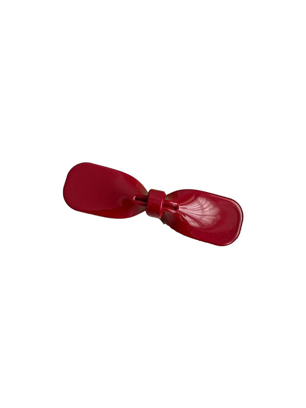 Beau - Glossy Butterfly Bow Acetate Fiber Hair Clip