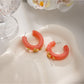 Earedge - Sweetheart Pink Bow Earrings