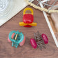 Beau - Square X Shaped Hair Claw Clip