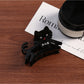 Beau - Openwork Cat Shaped Hair Claw Clip