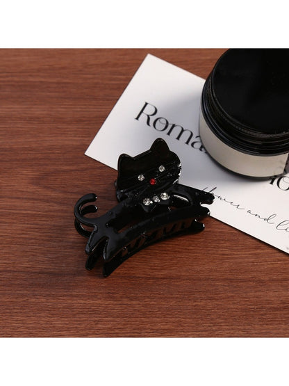 Beau - Openwork Cat Shaped Hair Claw Clip